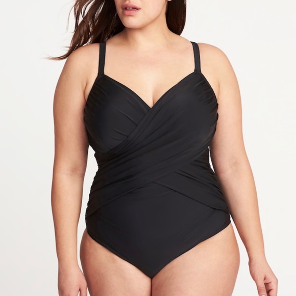 Old Navy Other - 🆕 Old Navy Slimming Black One Piece Swimsuit 3X